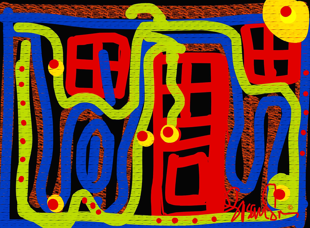 The Town with Green Spaghetti