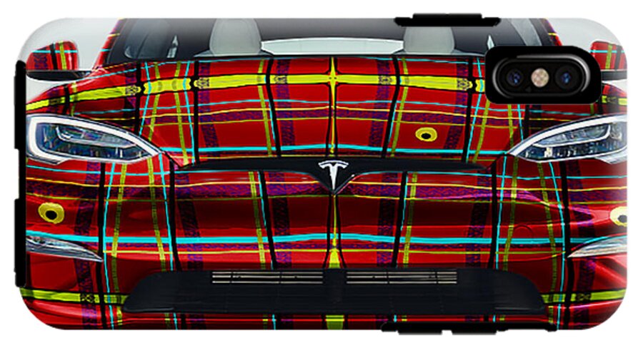 iPlaid Tesla - Phone Case