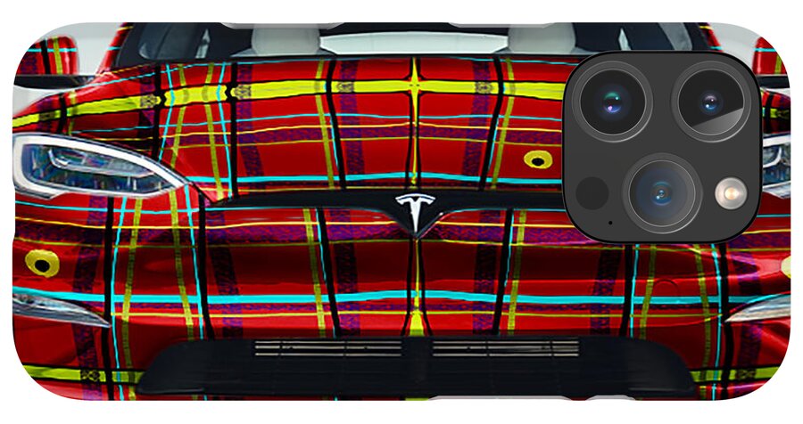 iPlaid Tesla - Phone Case