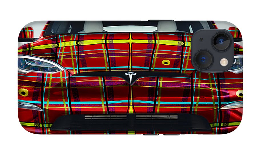 iPlaid Tesla - Phone Case