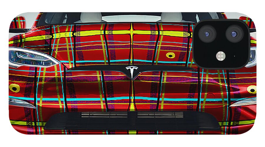 iPlaid Tesla - Phone Case