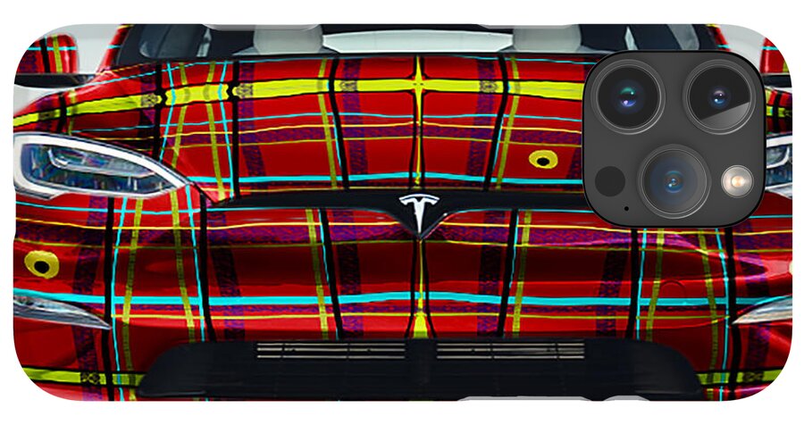 iPlaid Tesla - Phone Case