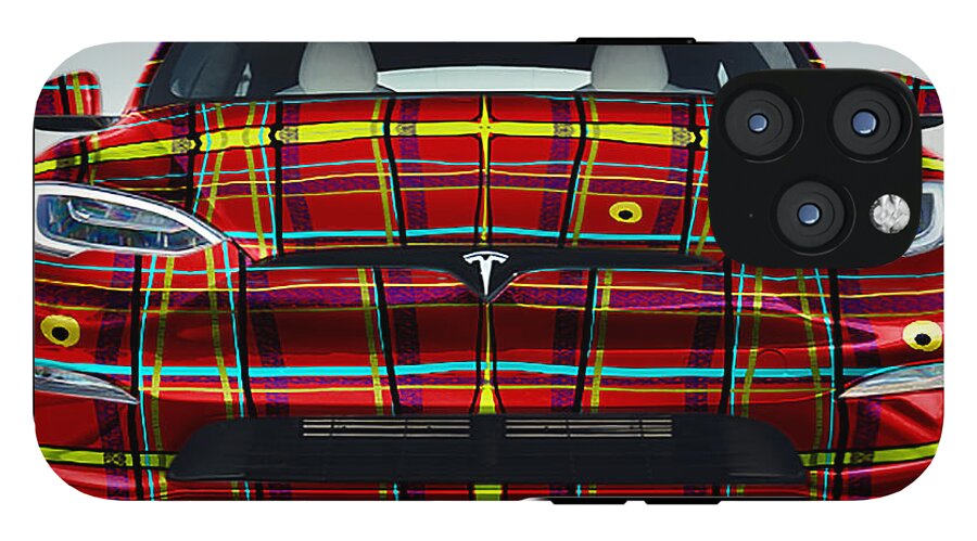 iPlaid Tesla - Phone Case