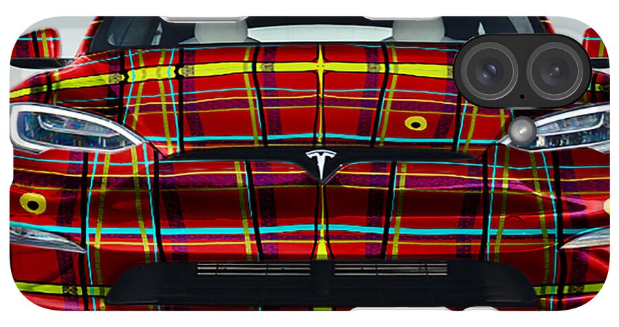 iPlaid Tesla - Phone Case