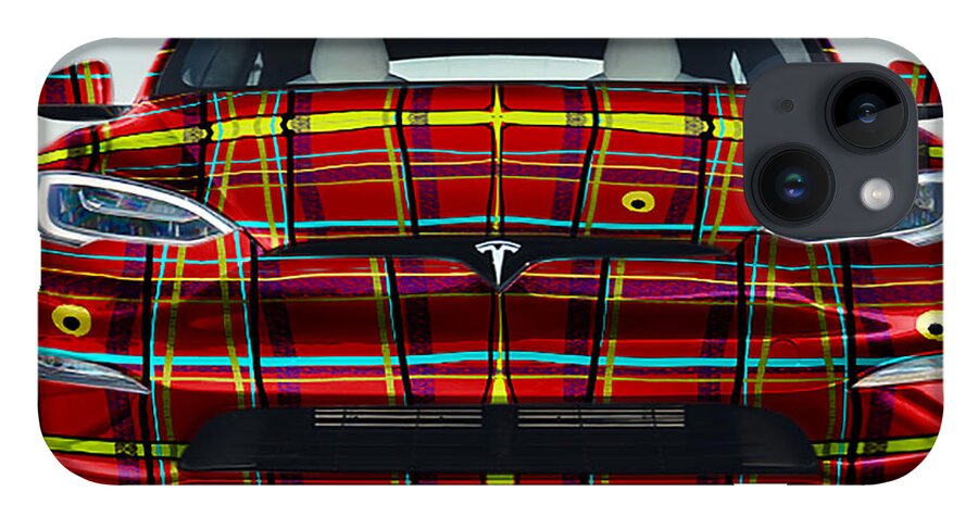iPlaid Tesla - Phone Case