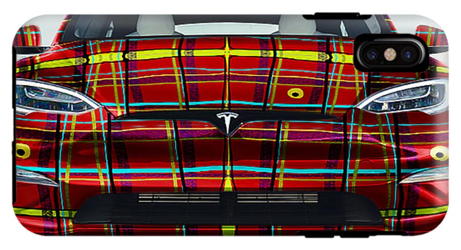 iPlaid Tesla - Phone Case