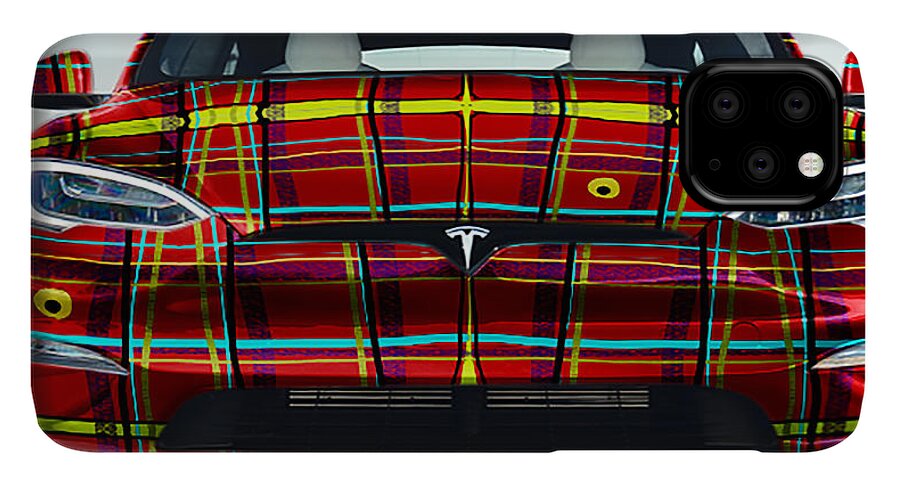 iPlaid Tesla - Phone Case