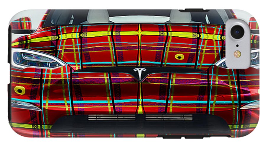 iPlaid Tesla - Phone Case