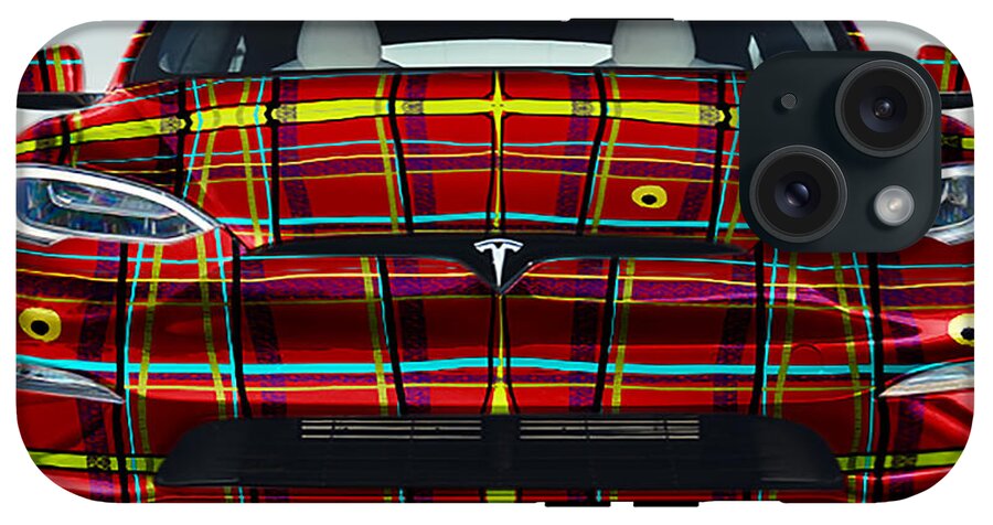 iPlaid Tesla - Phone Case