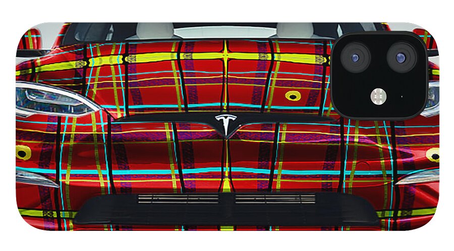 iPlaid Tesla - Phone Case