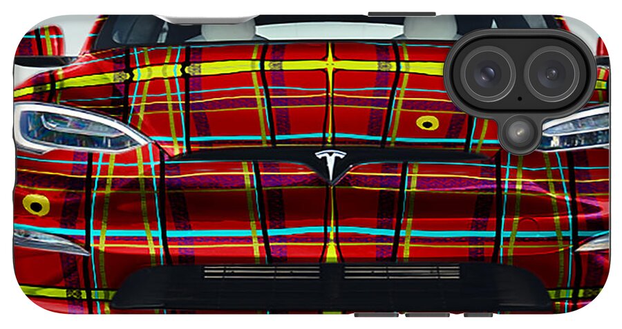 iPlaid Tesla - Phone Case