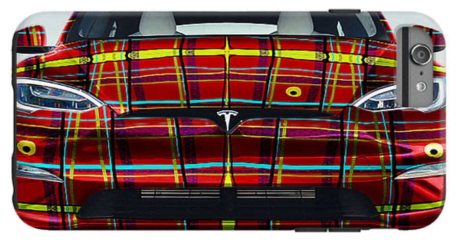 iPlaid Tesla - Phone Case