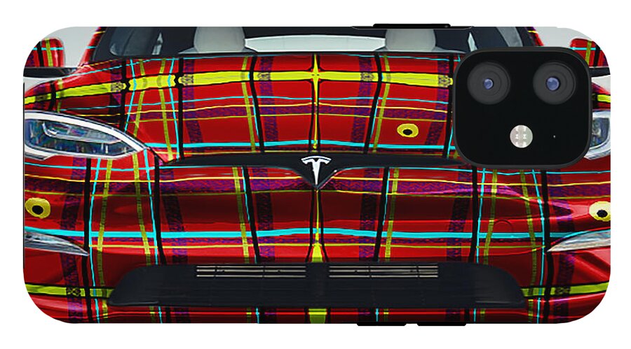 iPlaid Tesla - Phone Case
