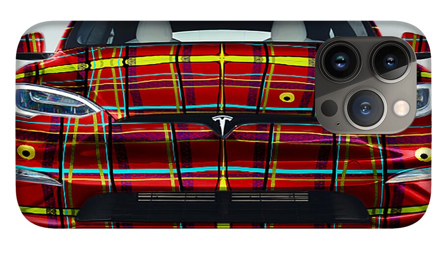 iPlaid Tesla - Phone Case
