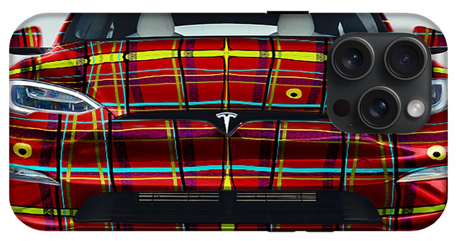 iPlaid Tesla - Phone Case