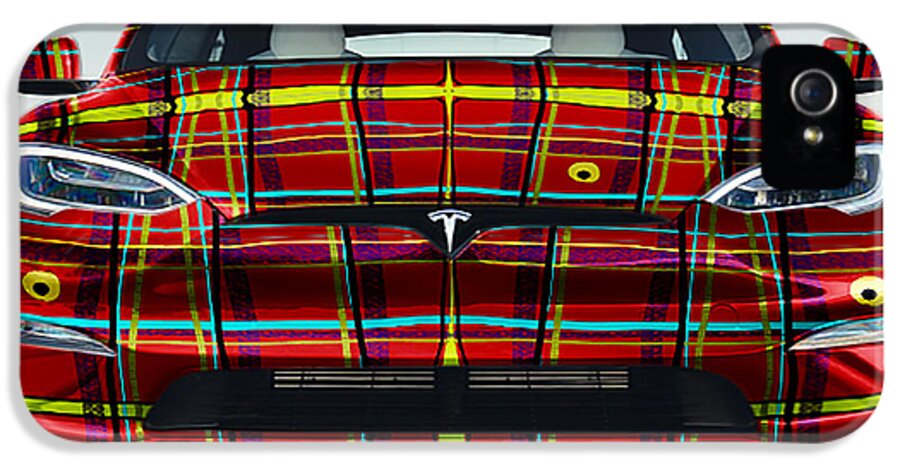 iPlaid Tesla - Phone Case