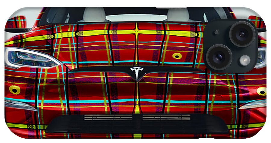 iPlaid Tesla - Phone Case