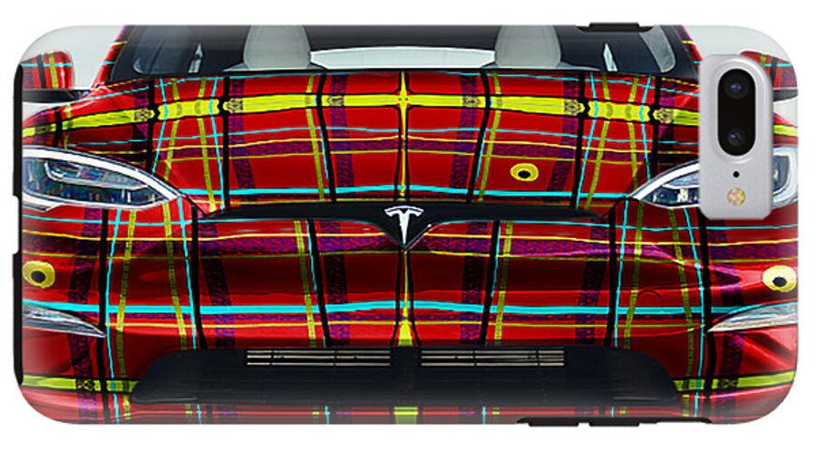 iPlaid Tesla - Phone Case