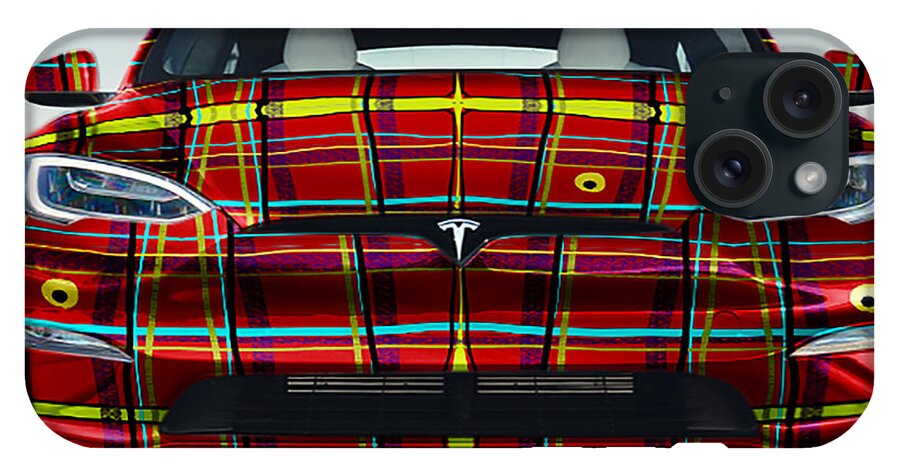 iPlaid Tesla - Phone Case