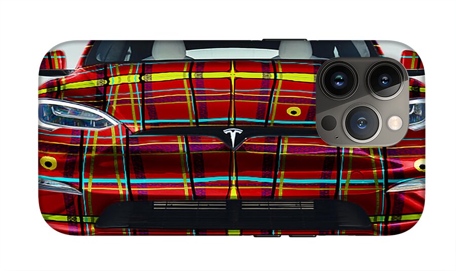 iPlaid Tesla - Phone Case