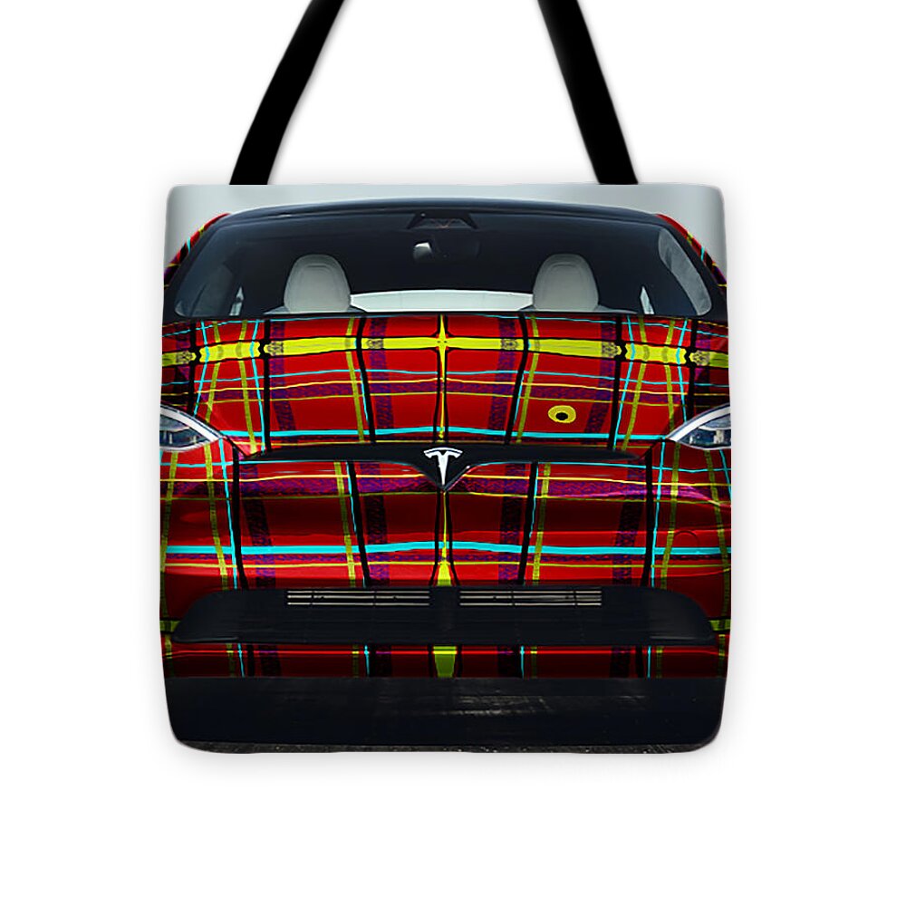 iPlaid Tesla - Tote Bag