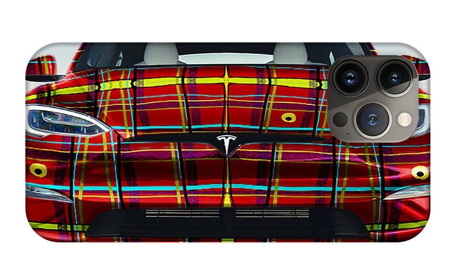 iPlaid Tesla - Phone Case