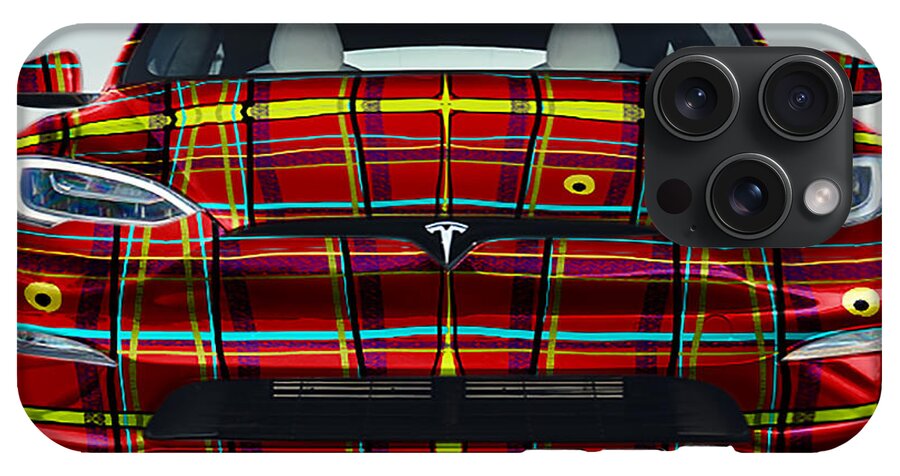 iPlaid Tesla - Phone Case
