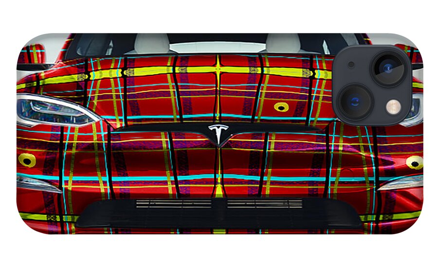 iPlaid Tesla - Phone Case