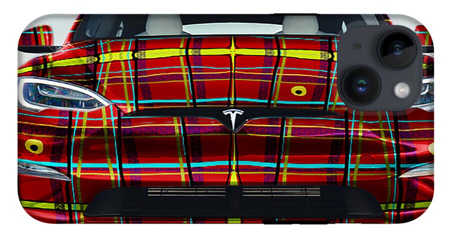 iPlaid Tesla - Phone Case