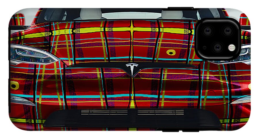 iPlaid Tesla - Phone Case