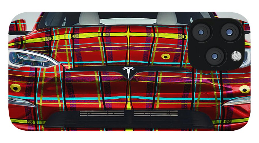 iPlaid Tesla - Phone Case