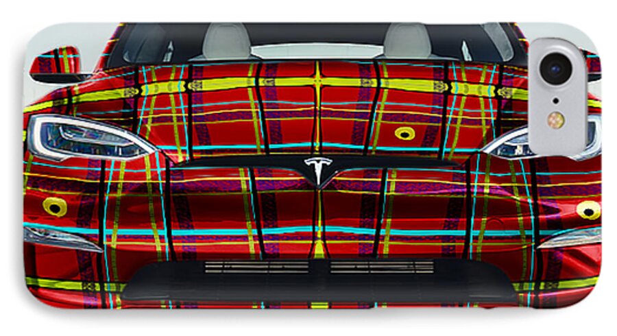 iPlaid Tesla - Phone Case