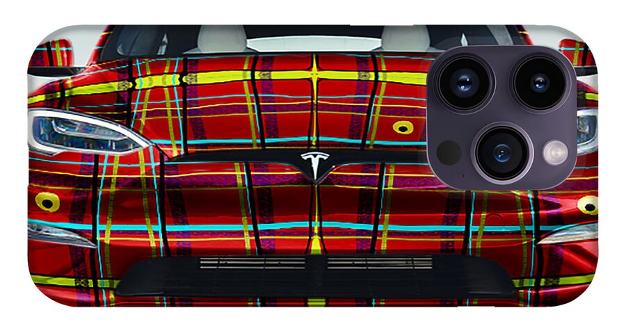 iPlaid Tesla - Phone Case