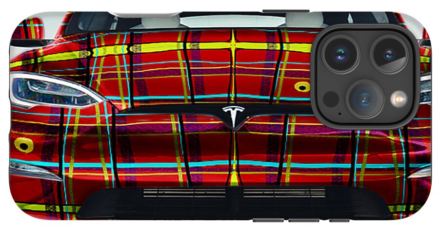 iPlaid Tesla - Phone Case