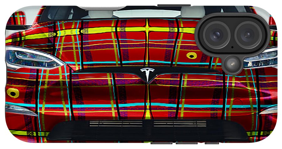 iPlaid Tesla - Phone Case