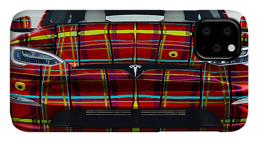 iPlaid Tesla - Phone Case
