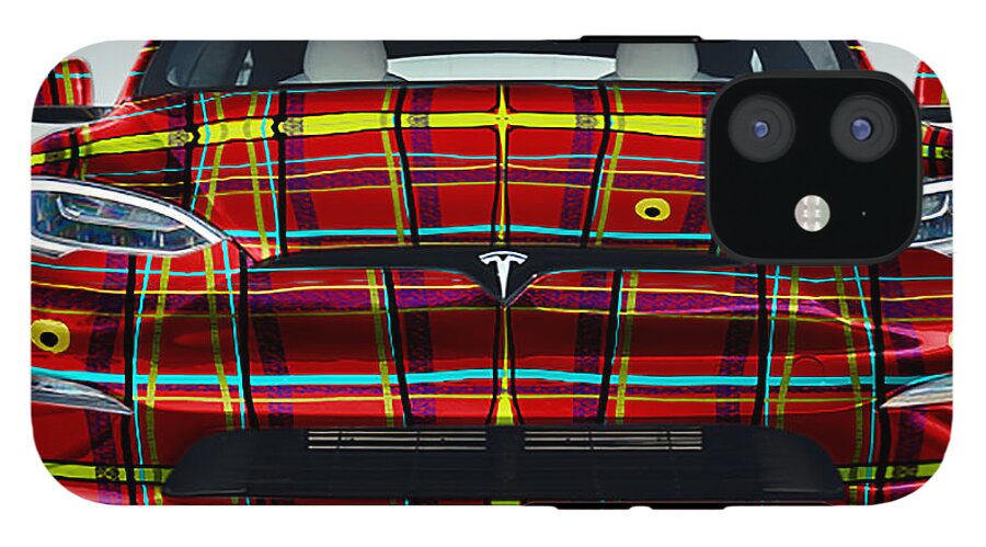 iPlaid Tesla - Phone Case