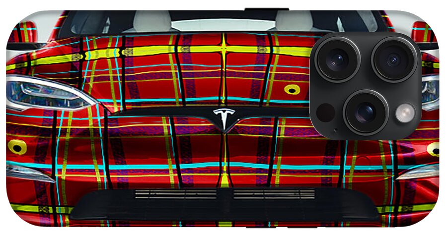 iPlaid Tesla - Phone Case