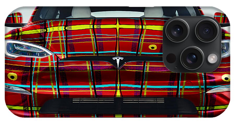 iPlaid Tesla - Phone Case