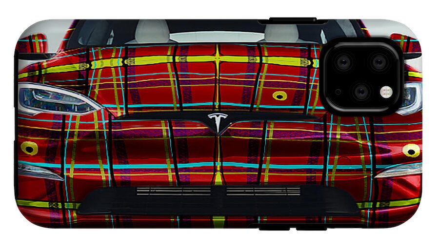 iPlaid Tesla - Phone Case