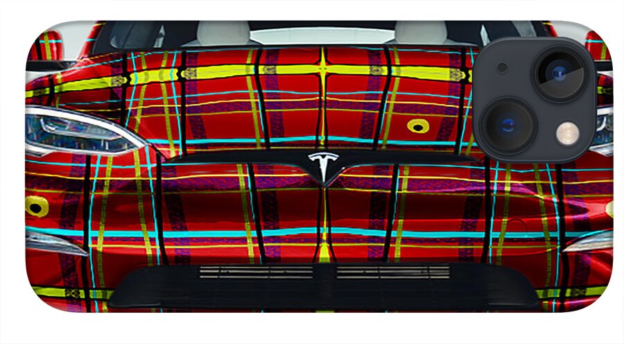 iPlaid Tesla - Phone Case