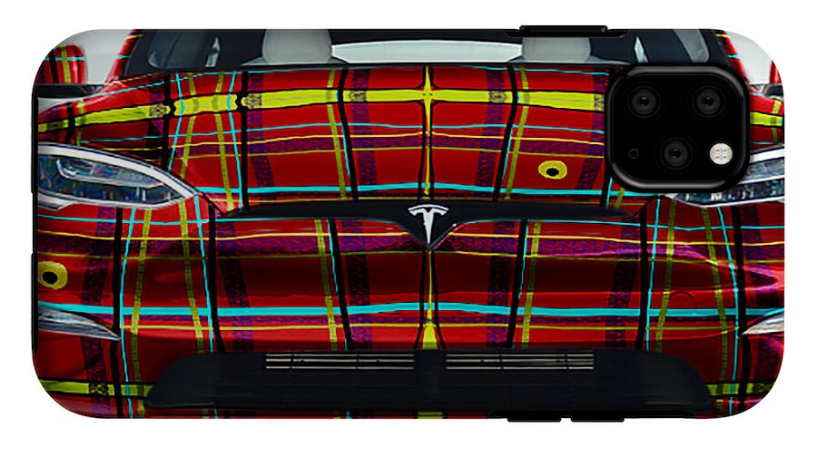 iPlaid Tesla - Phone Case