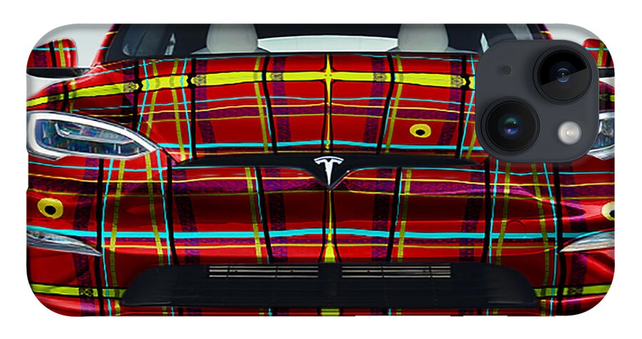 iPlaid Tesla - Phone Case