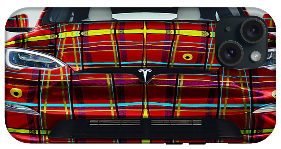 iPlaid Tesla - Phone Case