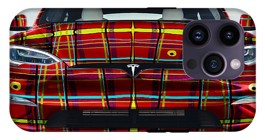 iPlaid Tesla - Phone Case