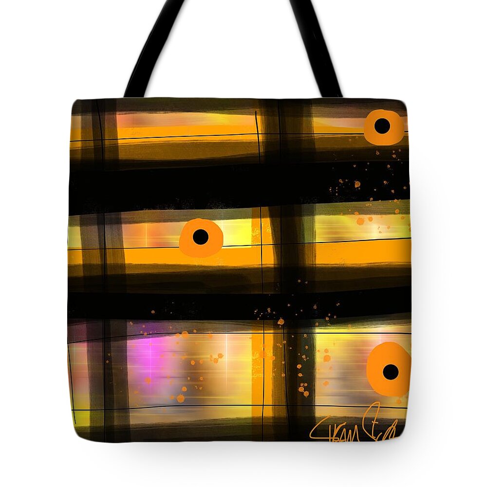 Peek-A-Boo Plaid - Tote Bag