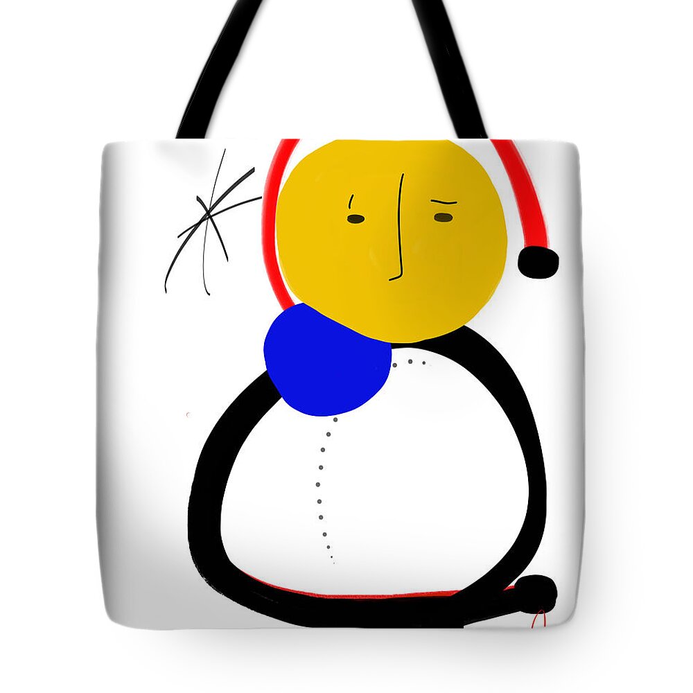 The Boy with the Blue Ball - Tote Bag