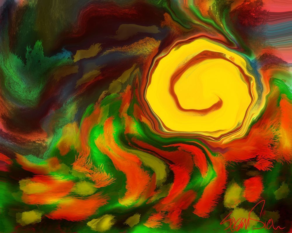 The Sun Fell Into The Tummy Of The Earth
