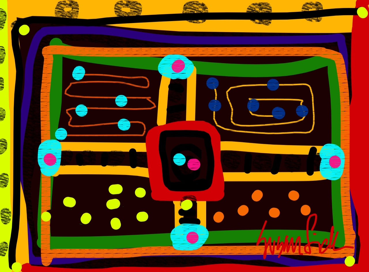 Parchoosie Yoga Leggings by Susan Fielder Art