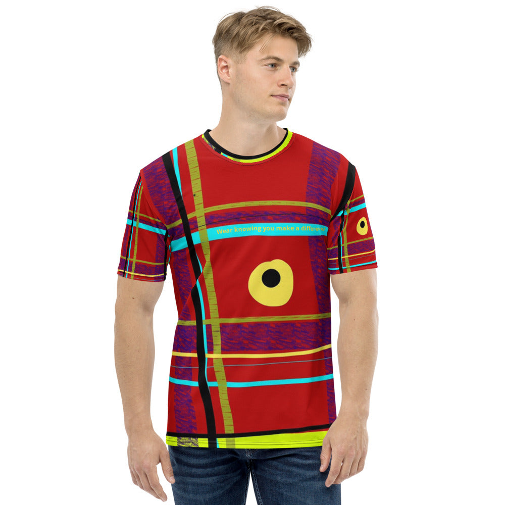 "iPlaid" Men's All-Over T-Shirt by Susan Fielder Art